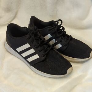 Adidas Black and White Athletic Shoes